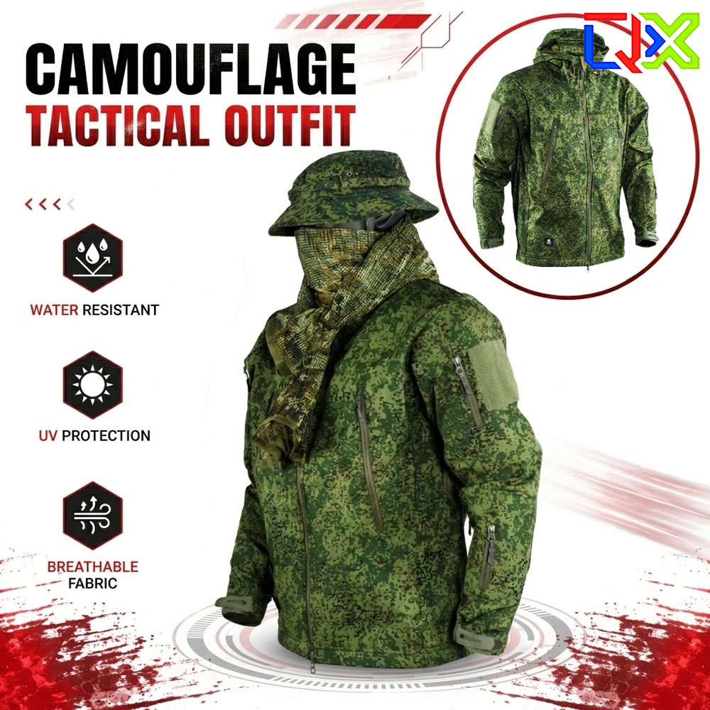 QX EMR Dijital Flora Kamuflaj  - Hunting Outdoor Jacket incelemesi ve fiyatı
