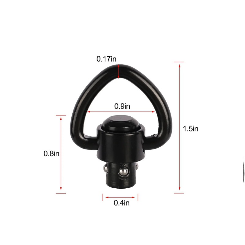 1/2 adet tüfek basma düğmesi Q - Rifle Sling Swivel incelemesi ve fiyatı
