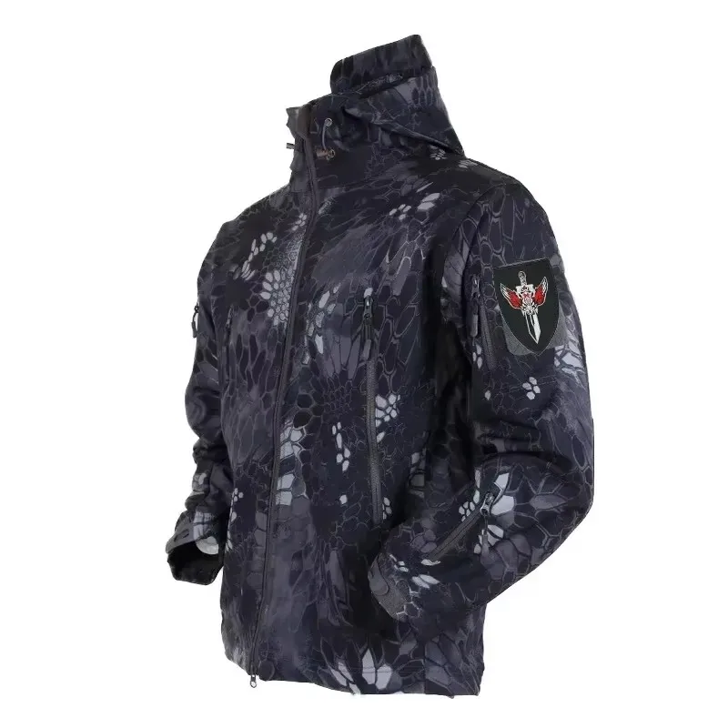5XL 6XL CP Kamuflaj Yumuşak Ka - Hunting Outdoor Jacket incelemesi ve fiyatı